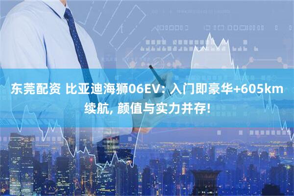 东莞配资 比亚迪海狮06EV: 入门即豪华+605km续航, 颜值与实力并存!